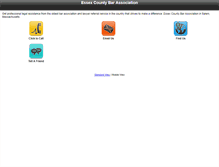 Tablet Screenshot of essexcountybar.org
